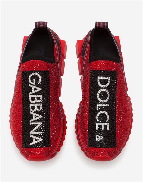 red dolce gabbana sneakers